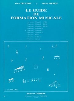 TRUCHOT Alain / MERIOT Michel Guide de formation musicale Vol.5 - élémentaire 1 formation musicale Partition