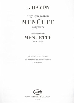 Cover Haydn, Joseph Four Very Easy Minuets Piano