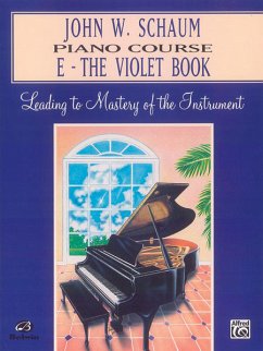 Cover John W. Schaum Piano Course, E: The Violet Book