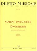 Divertimento für 2 Violinen und Violoncello Partitur und Stimmen