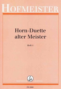 Cover Horn-Duette alter Meister Band 1