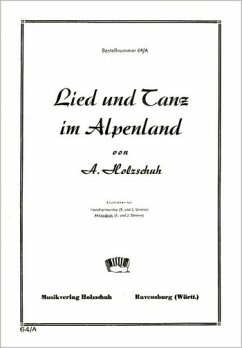Cover Lied und Tanz im Alpenland für Akkordeon (mit 2. Stimme)