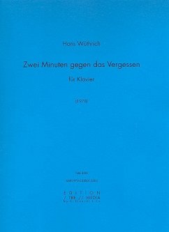 Cover Zwei Minuten gegen das Vergessen für Klavier