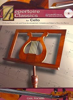 Repertoire Classics (+mp3-CD) for cello and piano (printable piano accompaniments)