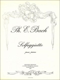 Cover Carl Philipp Emmanuel Bach Solfeggietto Klavier