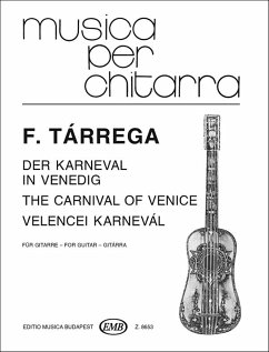 Cover Der Karneval in Venedig für Gitarre