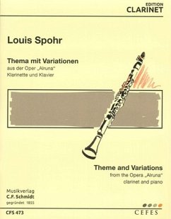 Cover Thema und Variationen aus Alruna Klarinette und Klavier