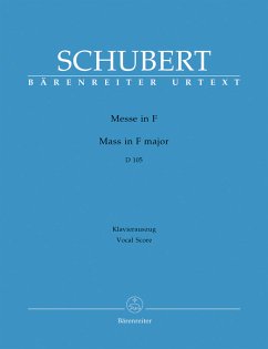 Cover Messe F-Dur D105 für Soli, gem Chor und Orchester Klavierauszug