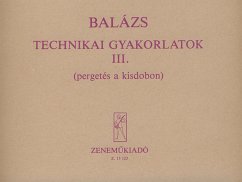 Cover Balázs Oszkár Technical Studies for percussion Percussion (classical)
