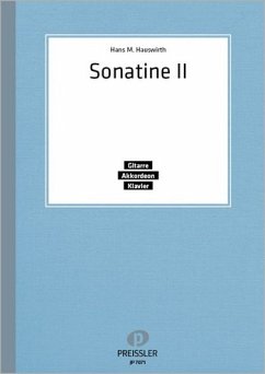 Cover Sonatine Nr.2 für Gitarre und Akkordeon Partitur mit Gitarrenstimme