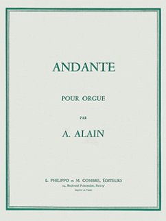 Cover ANDANTE POUR ORGUE HERELLE, H., ED.