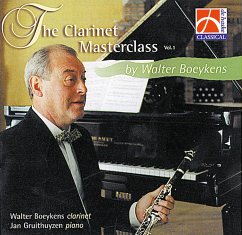Cover The Clarinet Masterclass, vol. 1