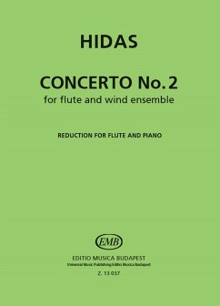 Cover Concerto no.2 for flute and wind ensemble for flute and piano Flute and Piano