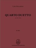 Carlo Boccadoro, Quarto Duetto 2 Violins Buch + Einzelstimme Carlo Boccadoro, Quarto Duetto 2 Violins Buch + Einzelstimme