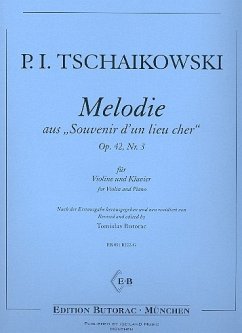 Melodie op.42,3 für Violine und Klavier