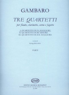 Cover Quartetto in fa maggiore per flauto, clarinetto, corno e fagotto parti