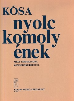 Cover Kósa György Eight Serious Songs for low male voice Voice and piano