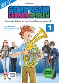 Gemeinsam lernen & spielen Band 1 (+Online Audio) für Bläserklasse (Blasorchester) Tenorhorn