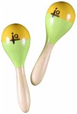 5' Yellow & Green Mini Wooden Maracas