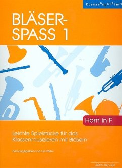 Cover Bläser-Spaß Band 1 für Blasorchester Horn in F