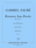 Faure, Gabriele Romance sans Paroles op. 17/3 Violoncello Klavier