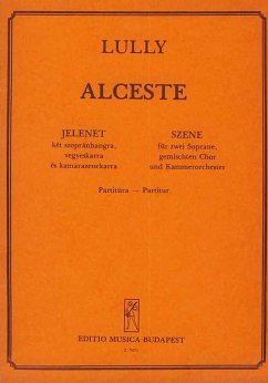 Cover Szene aus Alceste für 2 Soprane, gem Chor und Kammerorchester Studienpartitur