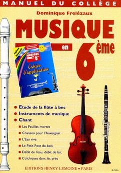 Cover FRELEZAUX Dominique Musique en 6čme - collčge enseignement scolaire Partition