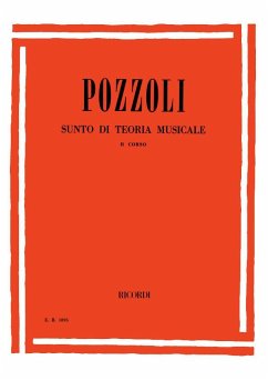 Cover E. Pozzoli Sunto Di Teoria Musicale Opere Teoriche