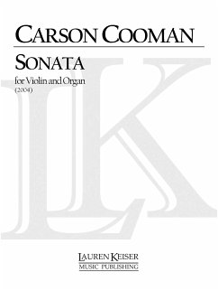 Carson Cooman, Sonata for Violin and Organ Violine und Klavier Buch Cover Carson Cooman, Sonata for Violin and Organ Violine und Klavier Buch