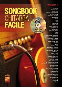 Cover Pietro Bianco, Songbook Chitarra Facile - Volume 1 Gitarre Buch + DVD