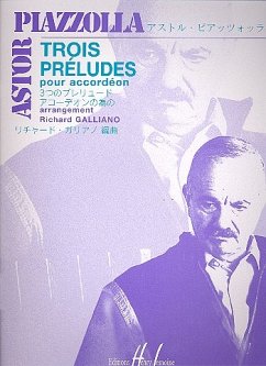 Cover 3 preludes pour accordeon