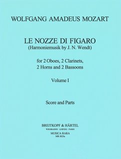 Die Hochzeit des Figaro Band 1 für 2 Oboen, 2 Klarinetten, 2 Fagotte und 2 Hörner, Partitur und Stimmen