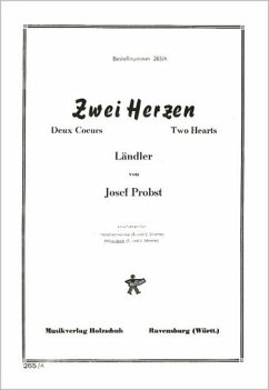 Cover ZWEI HERZEN LAENDLER FUER AKKORDEON 2STIMMEN