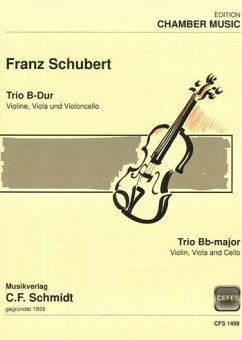 Cover CFS1499 Trio B-Dur für Violine, Viola und Violoncello