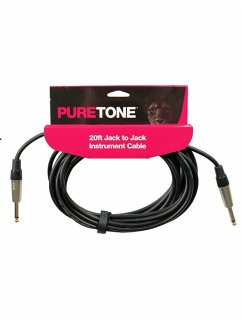 Cover 20 Foot 1/4 Inch Jack to Jack Instrument Cable