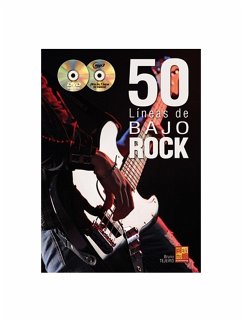 Cover 50 Líneas De Bajo Rock Klavier Buch + CD + CD-ROM