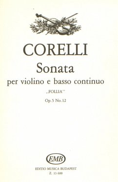 Cover Sonata op.5,12 La Follia per violino e bc