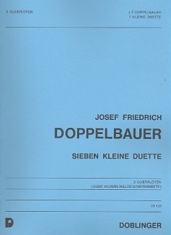 Cover 7 kleine Duette für 2 Flöten Spielpartitur
