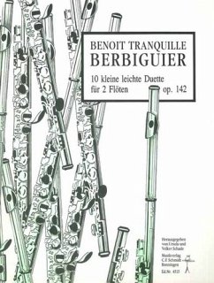Cover 10 kleine leichte Duette op.142 für 2 Flöten Spielpartitur