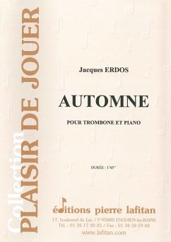 Erdos, Jacques, Automne Trombone et piano