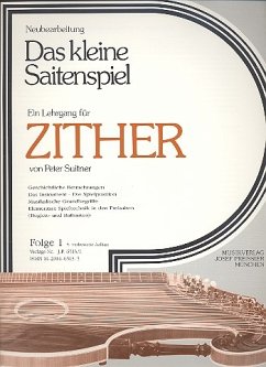Cover Das kleine Saitenspiel Band 1 Lehrgang für Zither