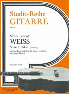 Cover Suite c-Moll (Sonate 7) für Gitarre