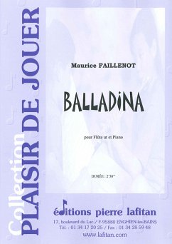 Cover Faillenot, Maurice, Balladina Flűte traversičre et piano