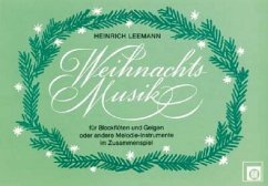 Cover Weihnachtsmusik für Blockflöten und Violinen Spielpartitur