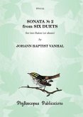 Johann Baptist Vanhal Ed: F H Nex and C M M Nex Sonata No.2 - 2 fl or obs flute duet, oboe duet Johann Baptist Vanhal Ed: F H Nex and C M M Nex Sonata No.2 - 2 fl or obs flute duet, oboe duet