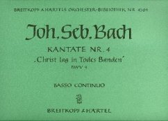 Cover Christ lag in Todesbanden Kantate Nr.4 BWV4 Orgel
