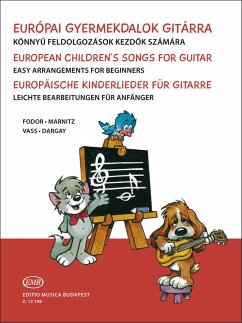 Cover European Children's Songs for Guitar