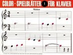 Color-Spielblätter Band 1 für Klavier