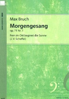 Morgengesang op.71,7 für gem Chor a cappella Partitur, Archivkopie