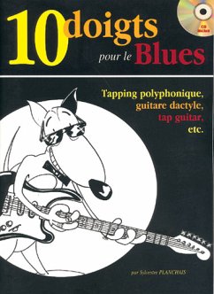 Cover Sylvestre Planchais, 10 Doigts Blues Gitarre Buch + CD